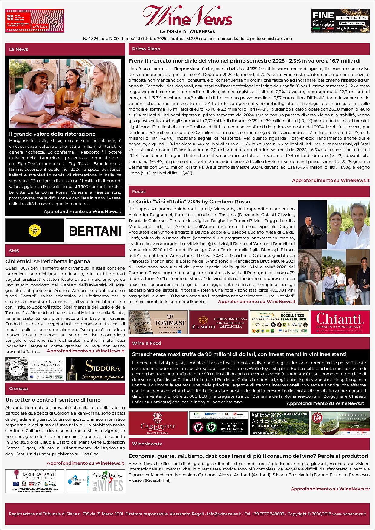 La Prima di WineNews