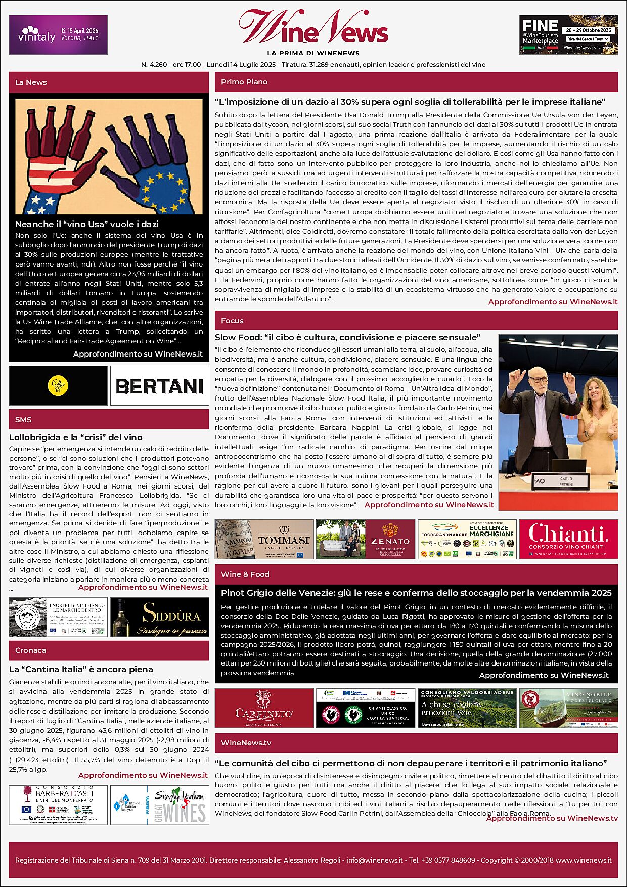 La Prima di WineNews