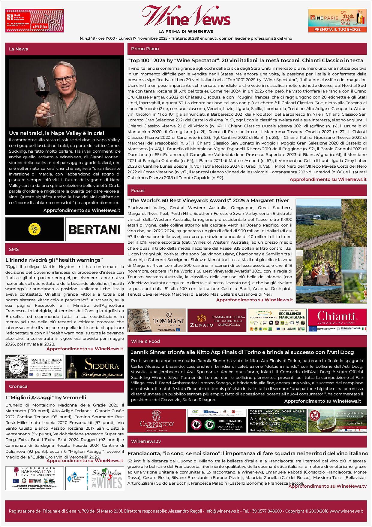 La Prima di WineNews