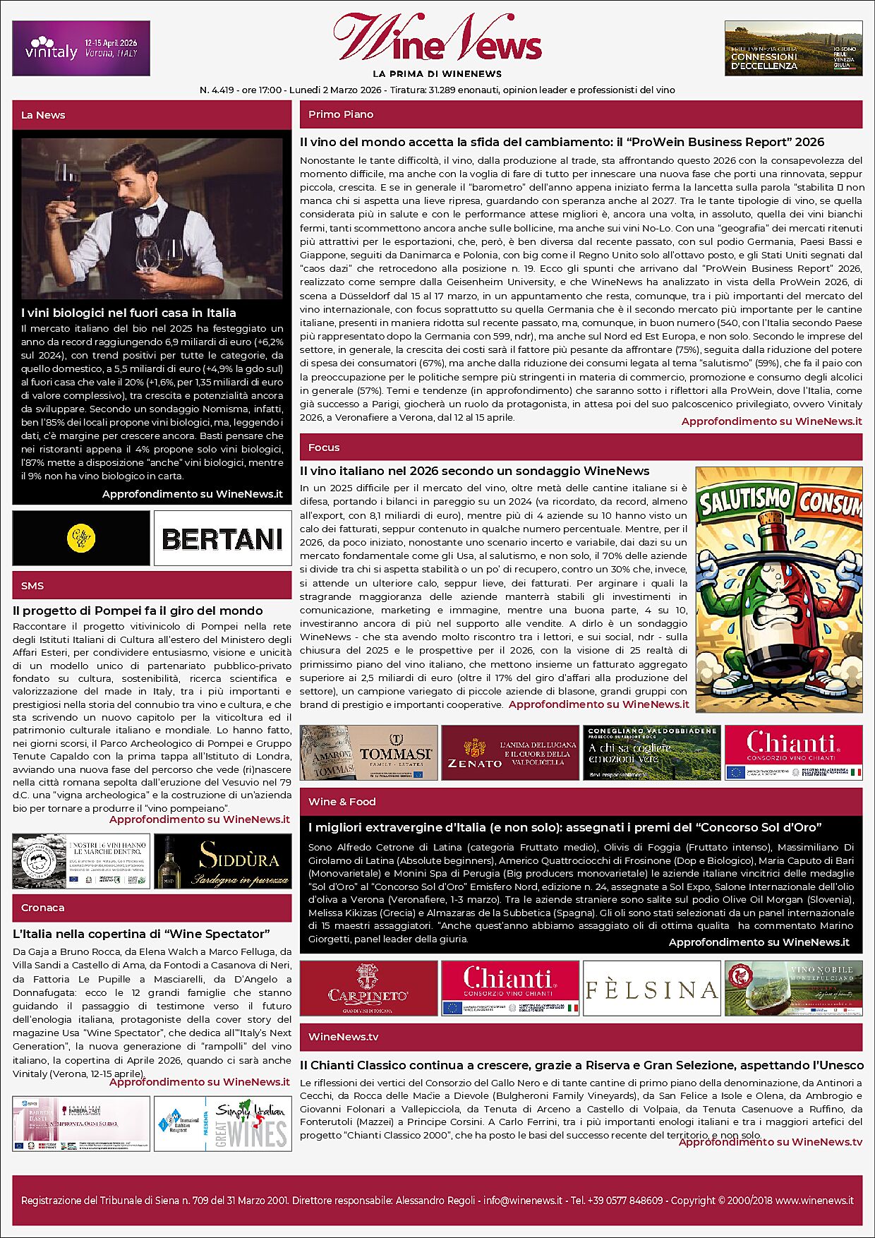 La Prima di WineNews