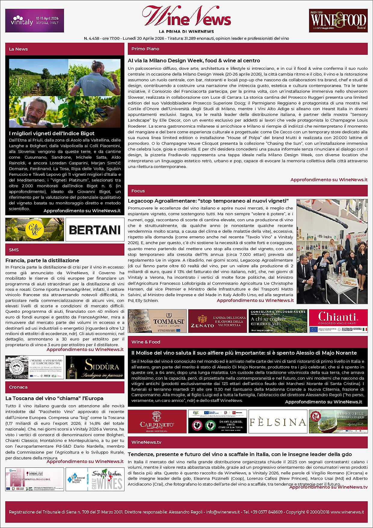 La Prima di WineNews