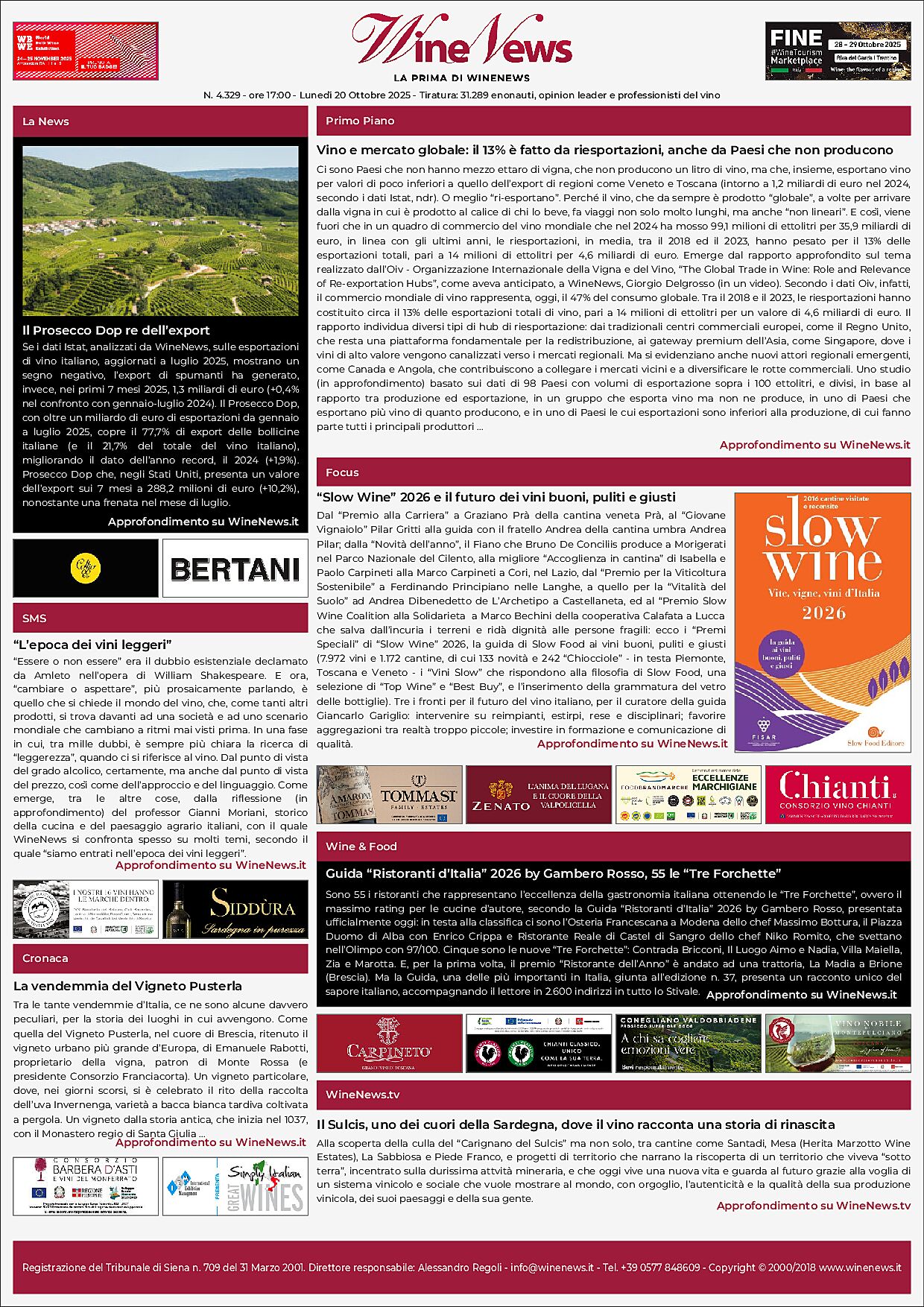 La Prima di WineNews