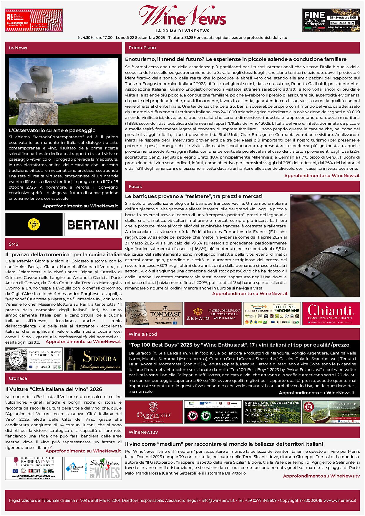 La Prima di WineNews