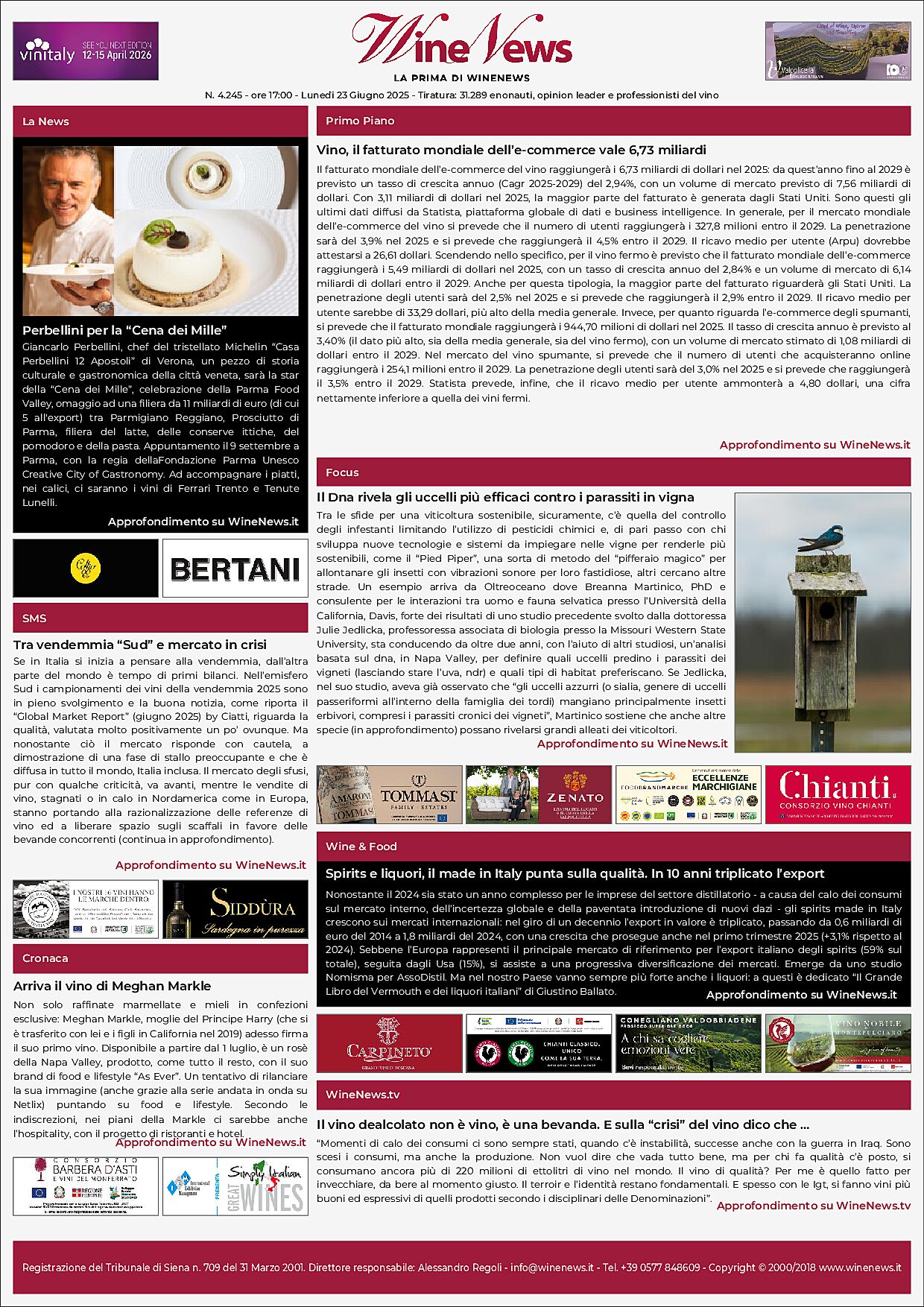 La Prima di WineNews