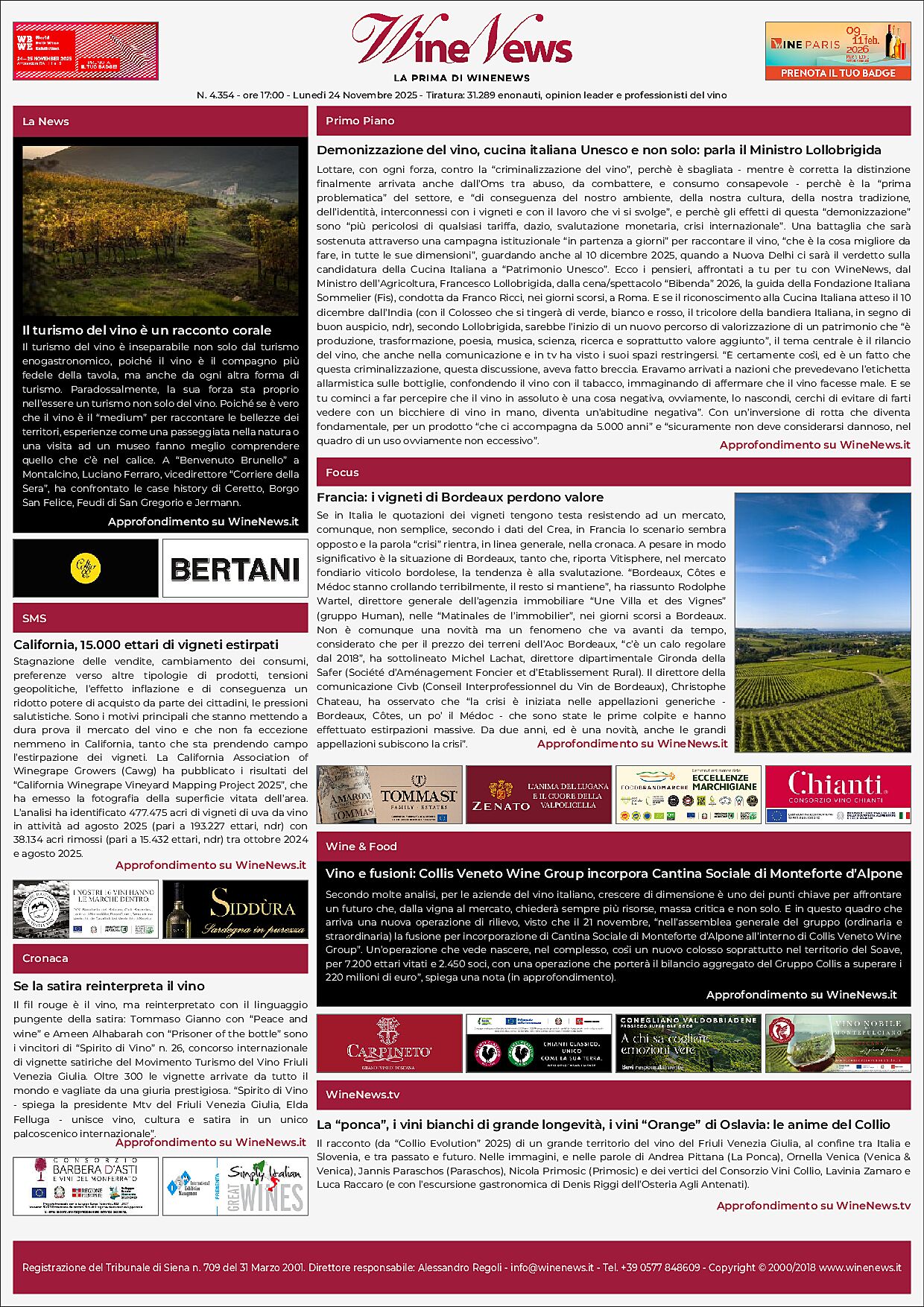 La Prima di WineNews