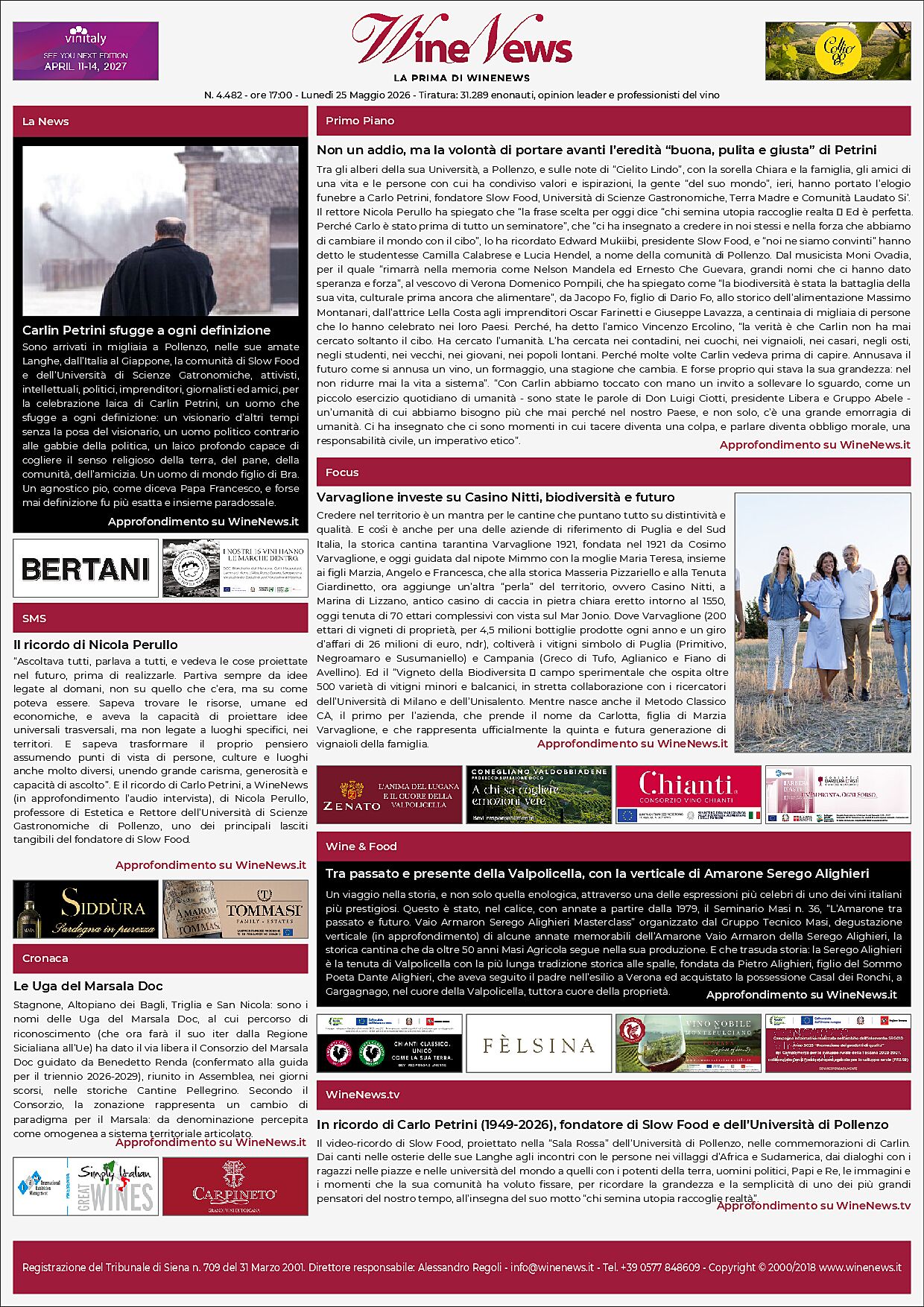 La Prima di WineNews