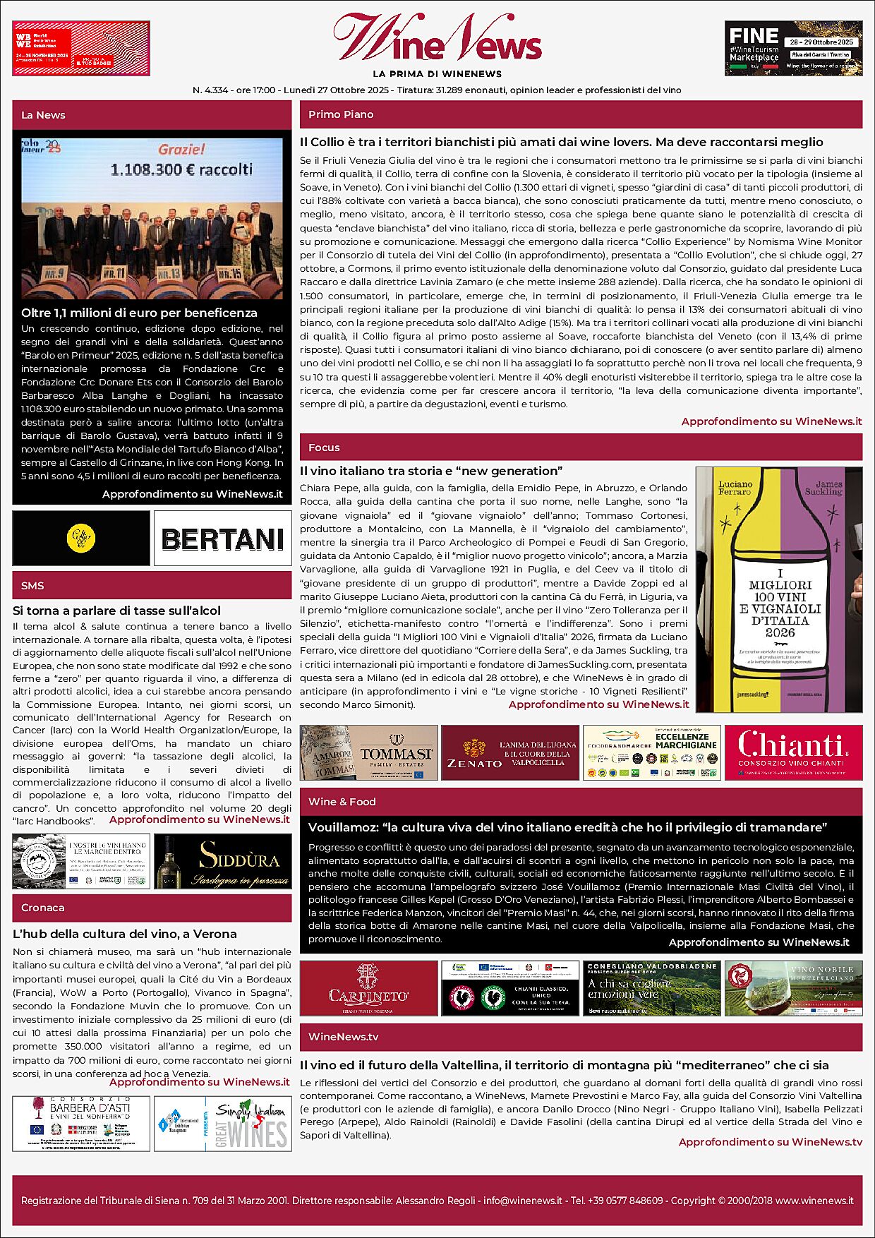 La Prima di WineNews