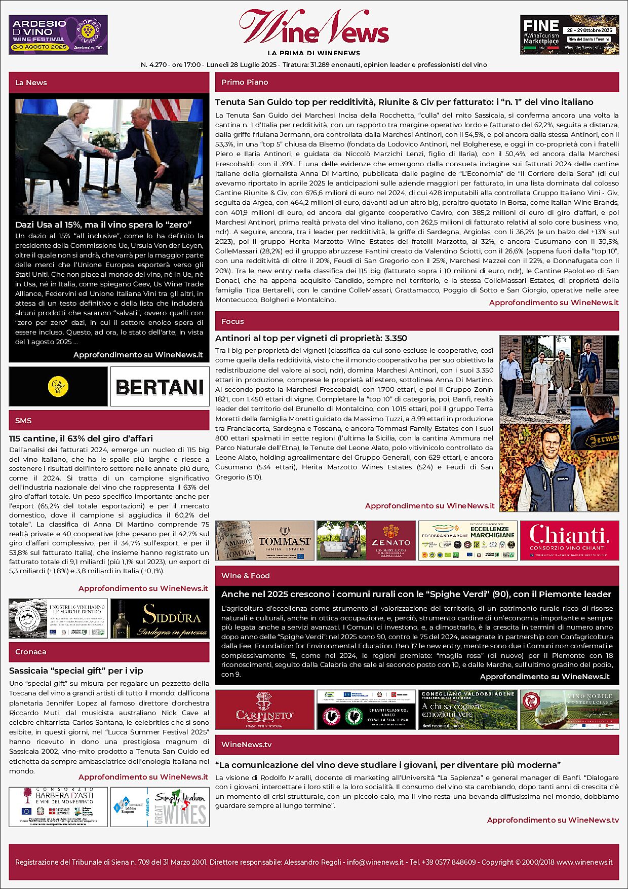 La Prima di WineNews