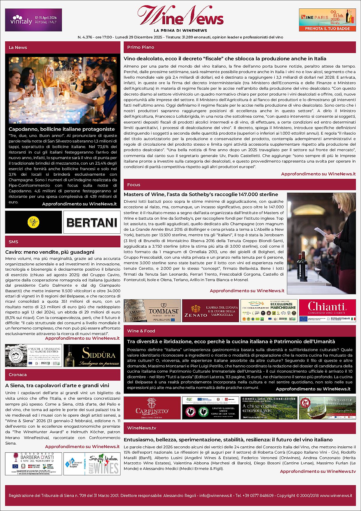 La Prima di WineNews