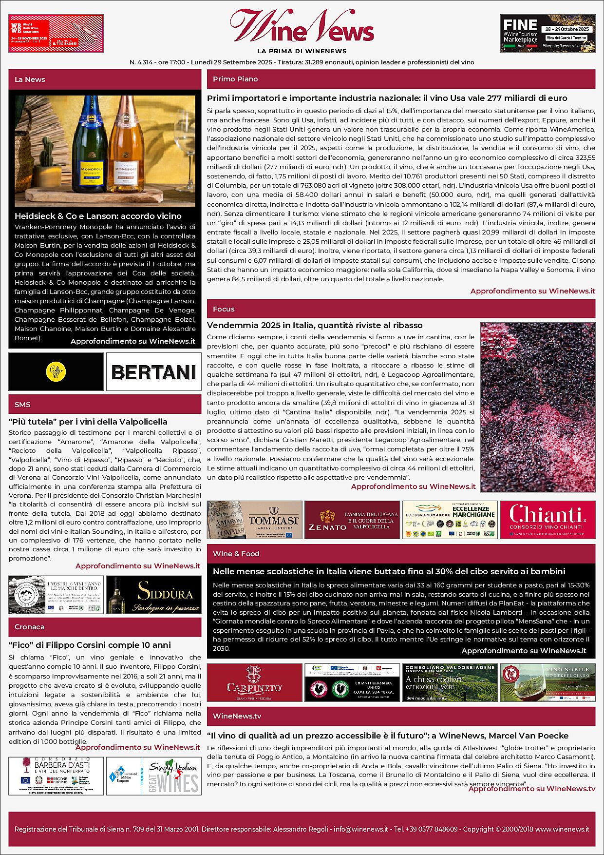La Prima di WineNews