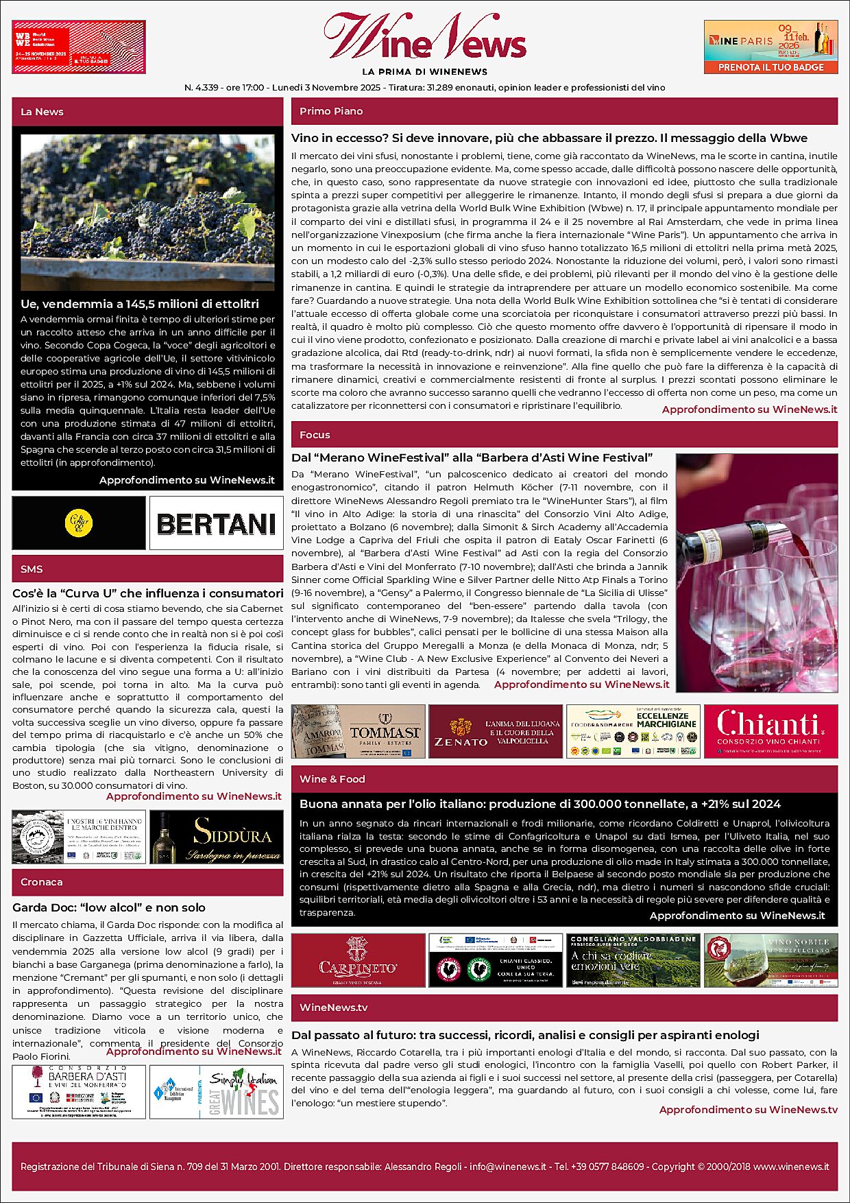 La Prima di WineNews