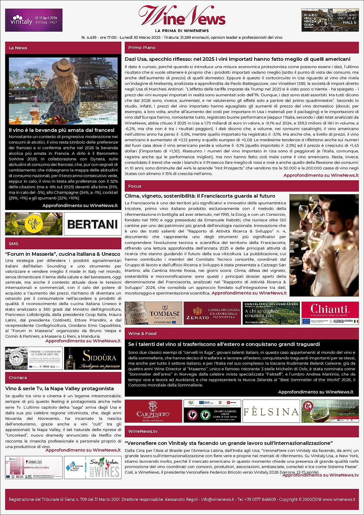 La Prima di WineNews