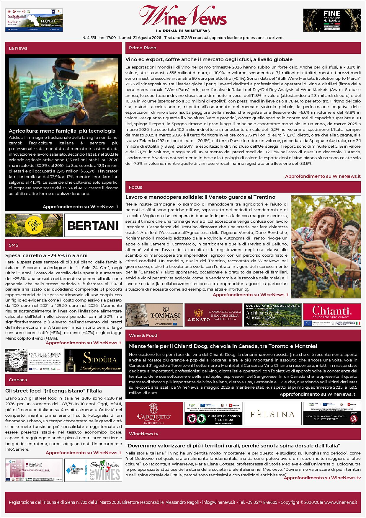 La Prima di WineNews