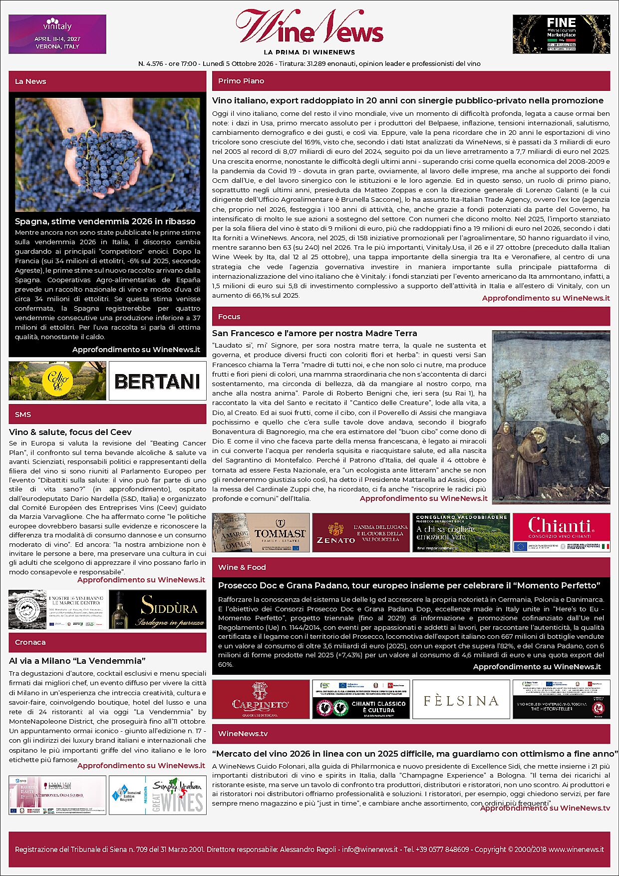 La Prima di WineNews