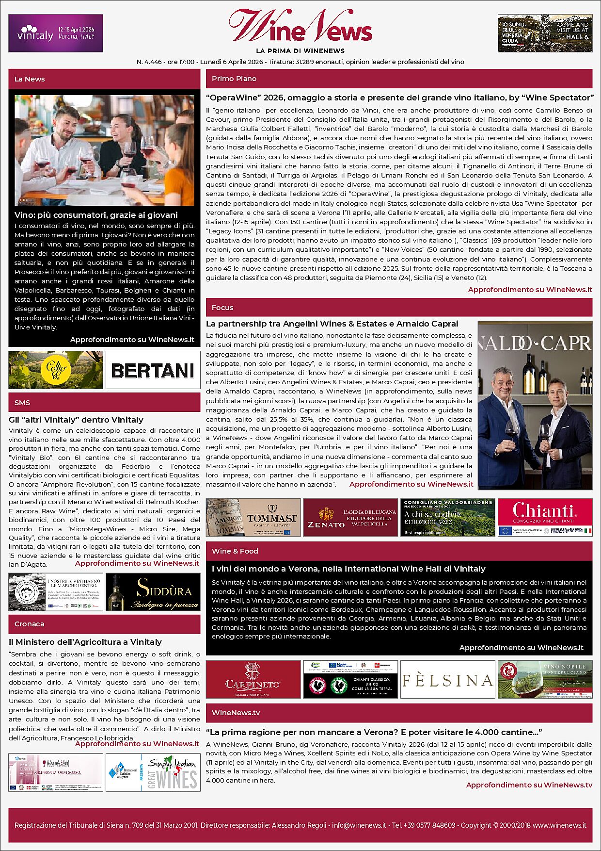 La Prima di WineNews