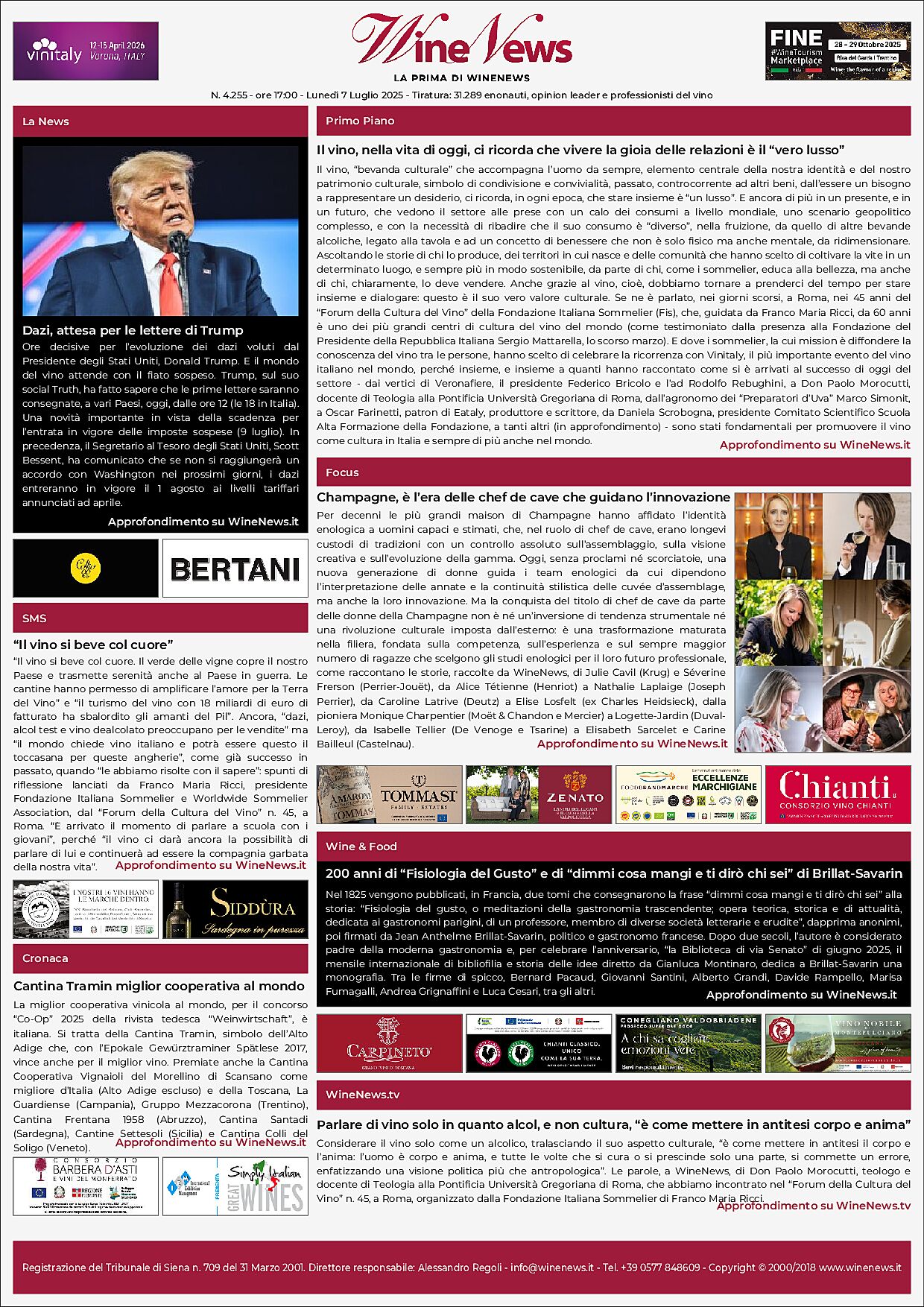 La Prima di WineNews
