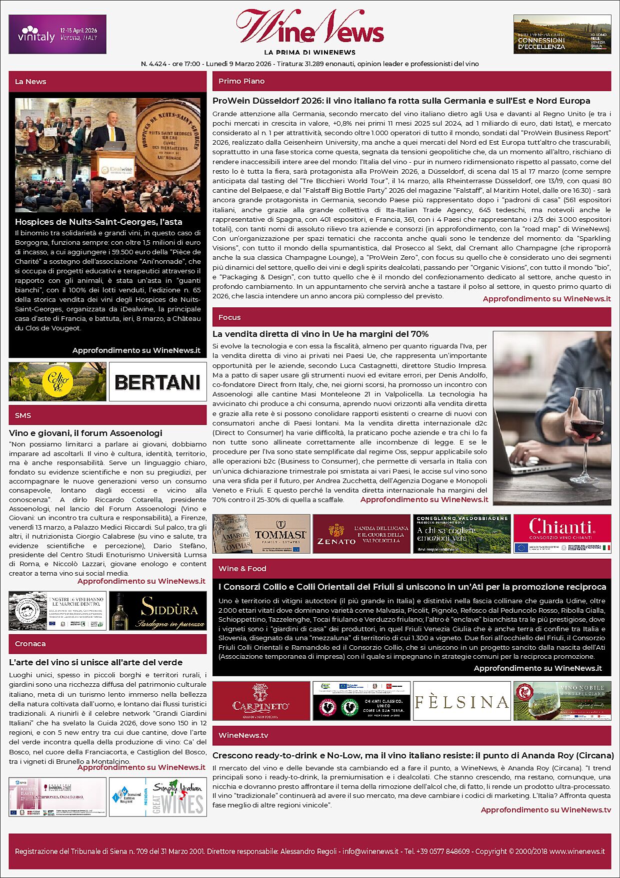 La Prima di WineNews