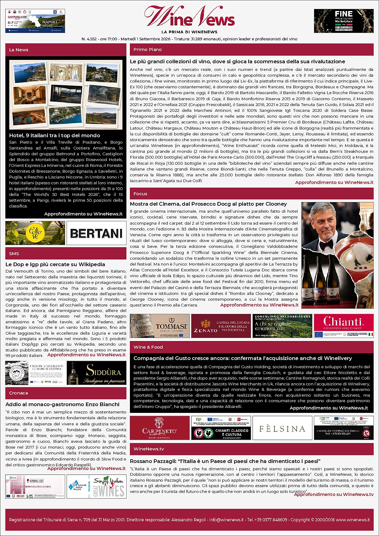 La Prima di WineNews