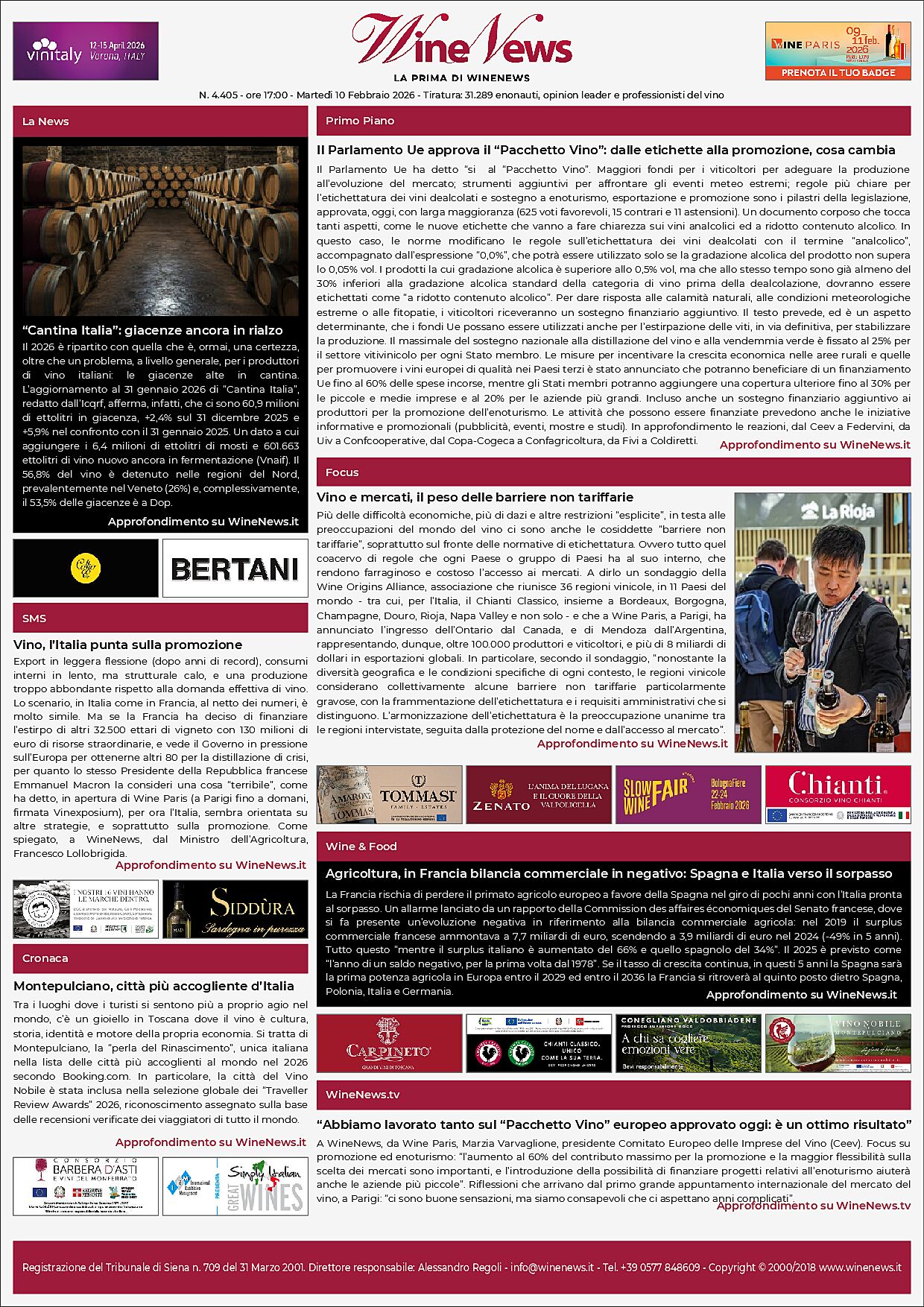 La Prima di WineNews