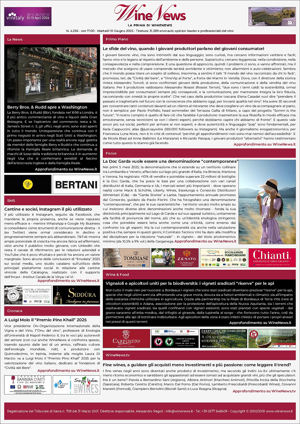 La Prima di WineNews