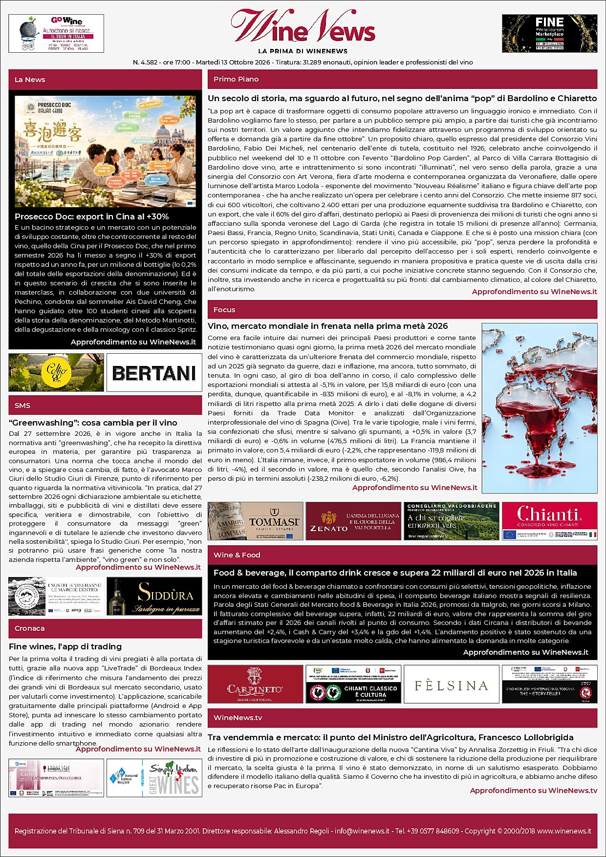 La Prima di WineNews
