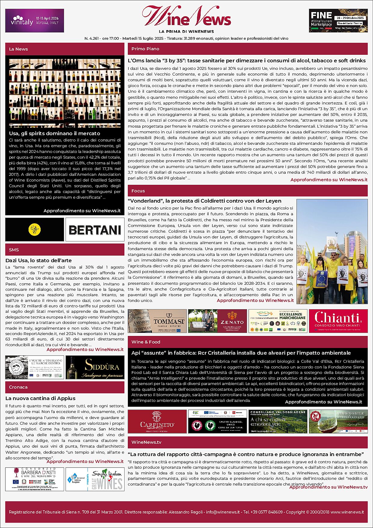 La Prima di WineNews