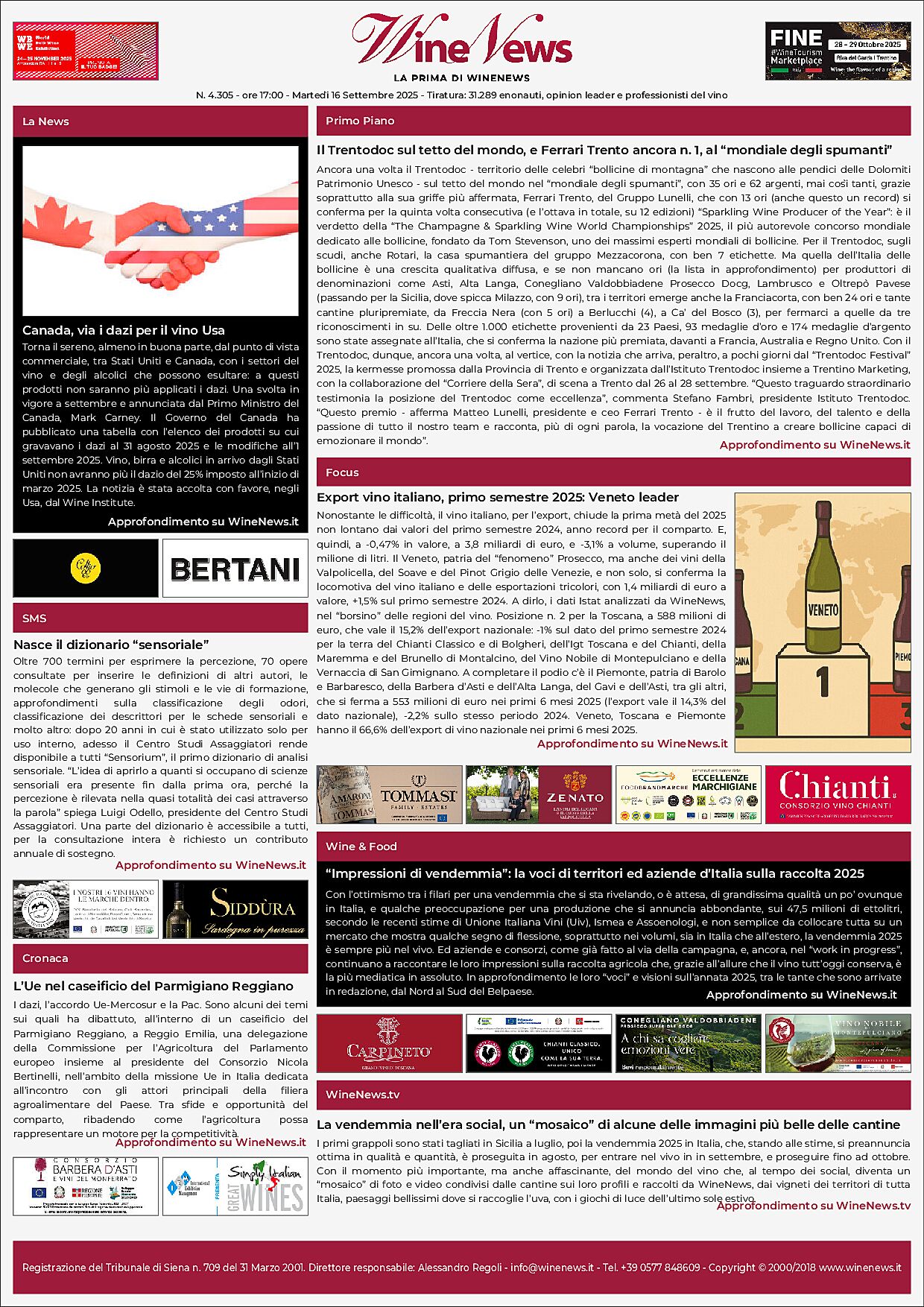 La Prima di WineNews