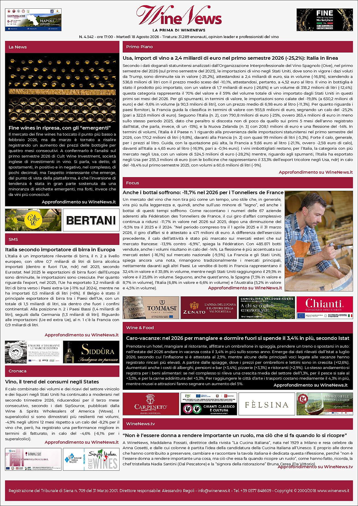 La Prima di WineNews