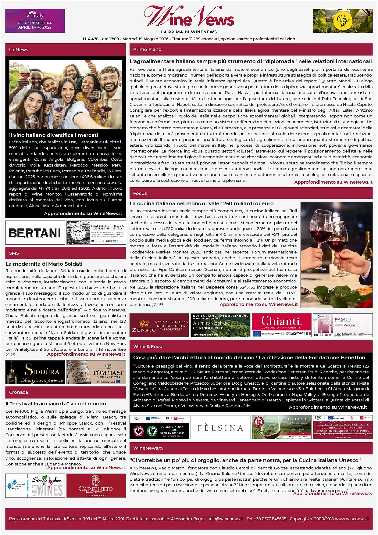 La Prima di WineNews