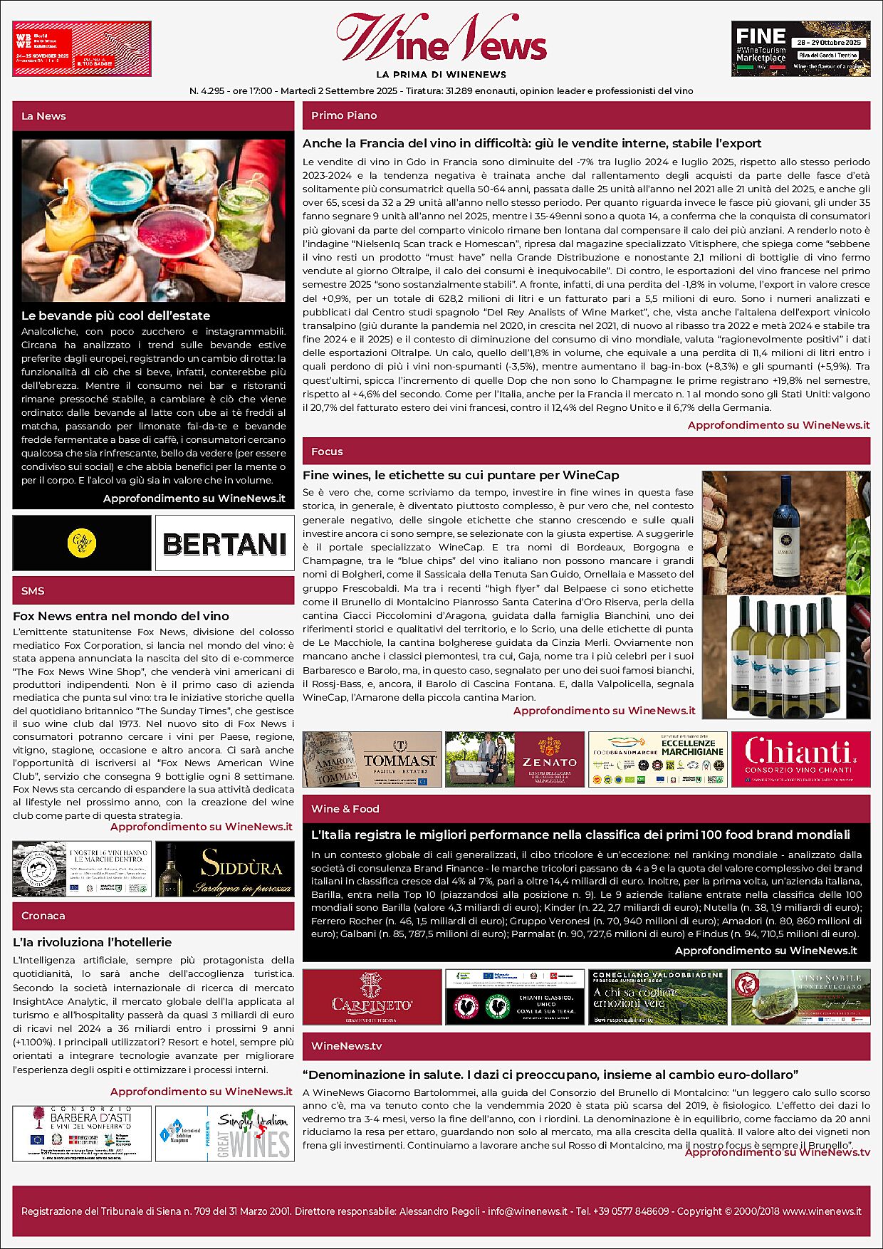 La Prima di WineNews