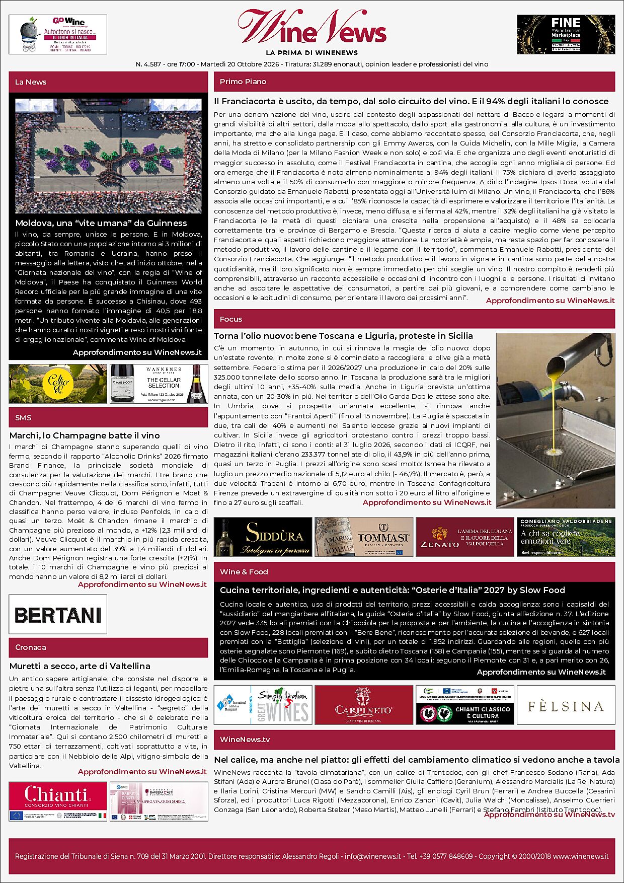 La Prima di WineNews