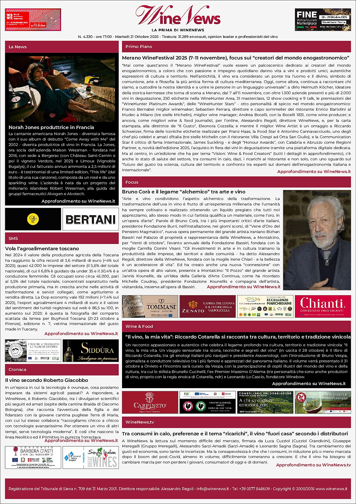 La Prima di WineNews