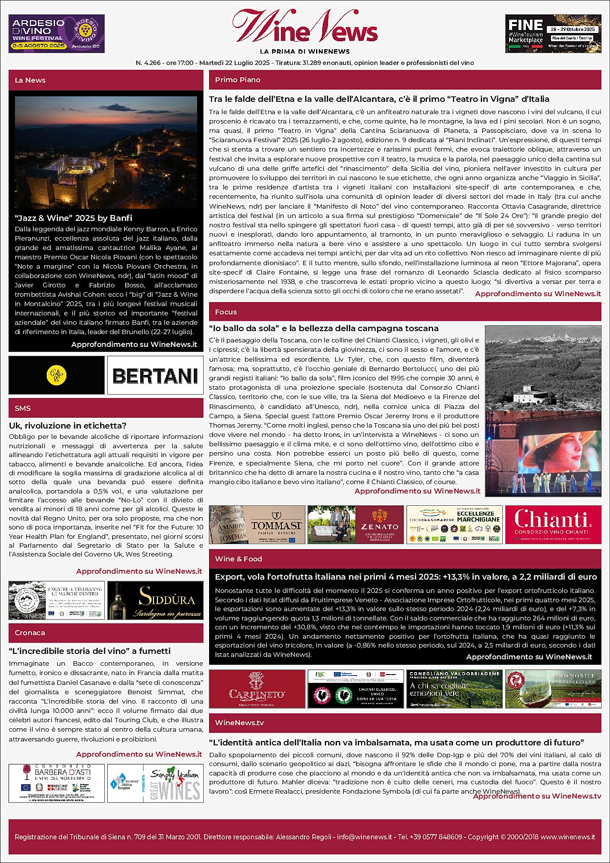 La Prima di WineNews