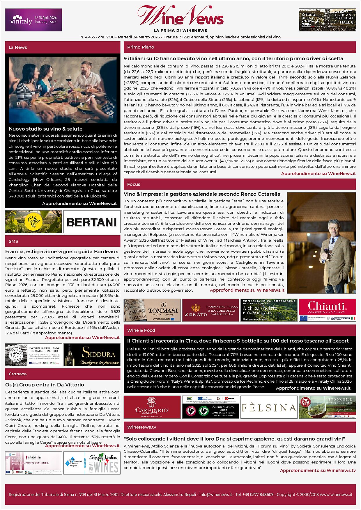 La Prima di WineNews