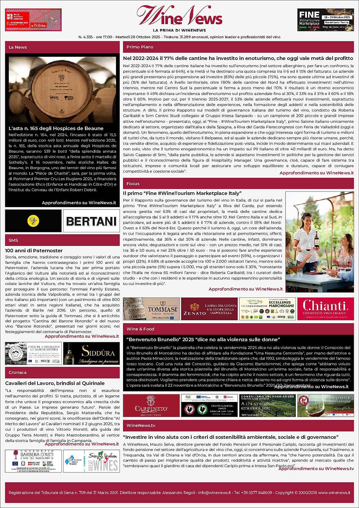 La Prima di WineNews