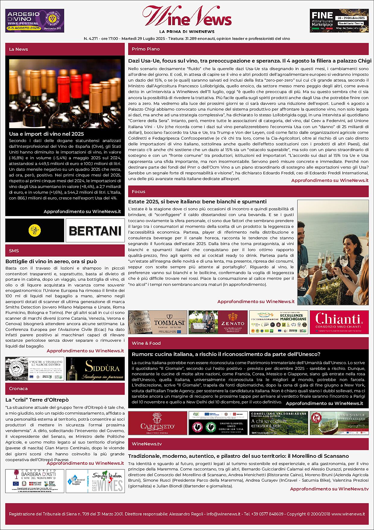 La Prima di WineNews