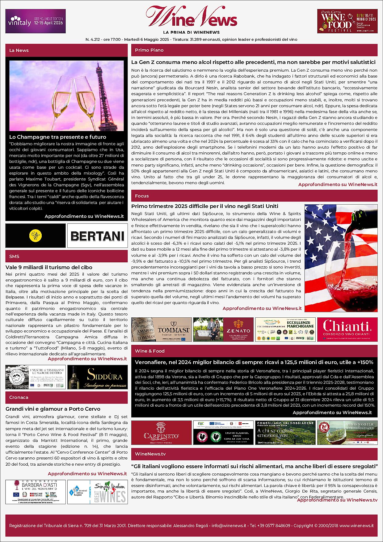 La Prima di WineNews