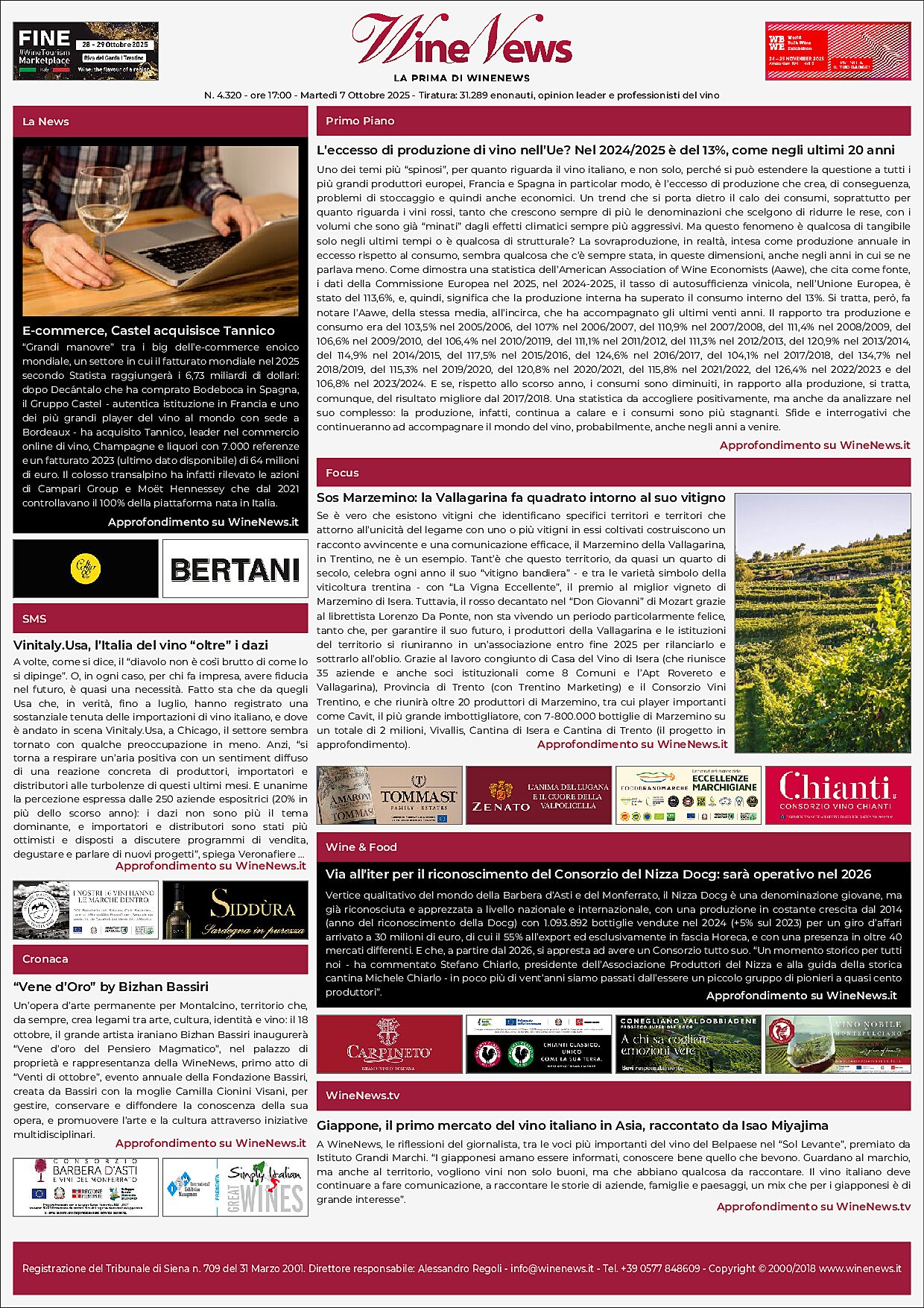 La Prima di WineNews