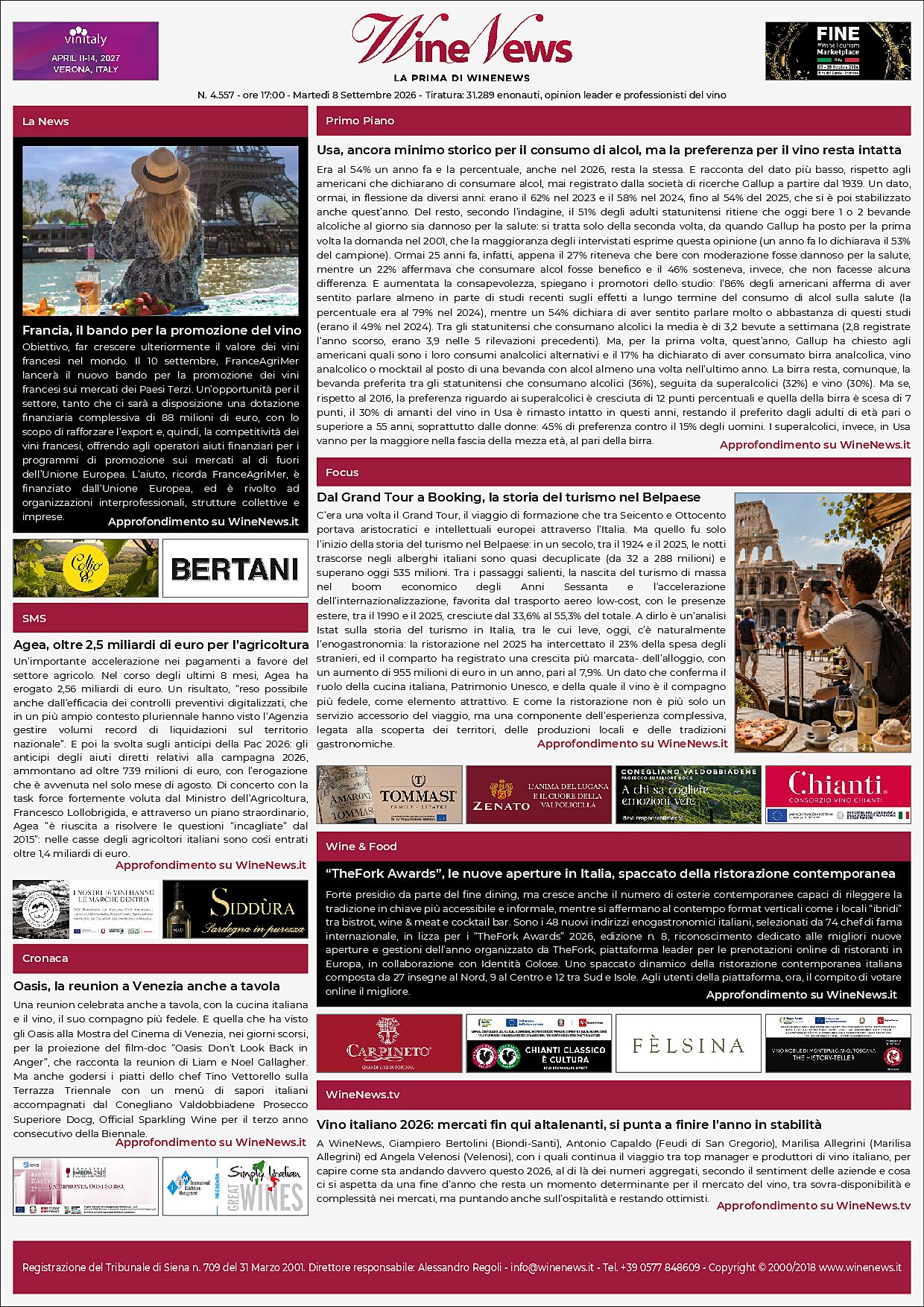 La Prima di WineNews