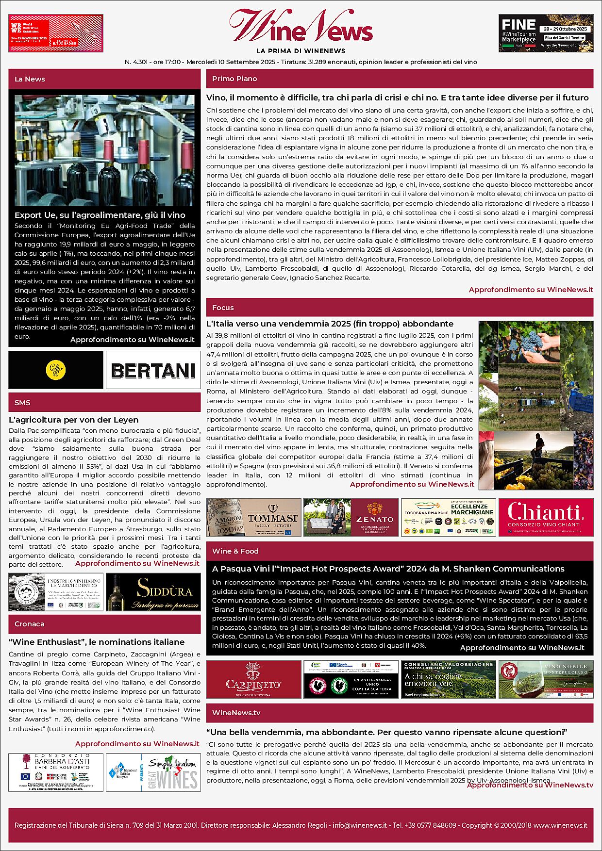 La Prima di WineNews