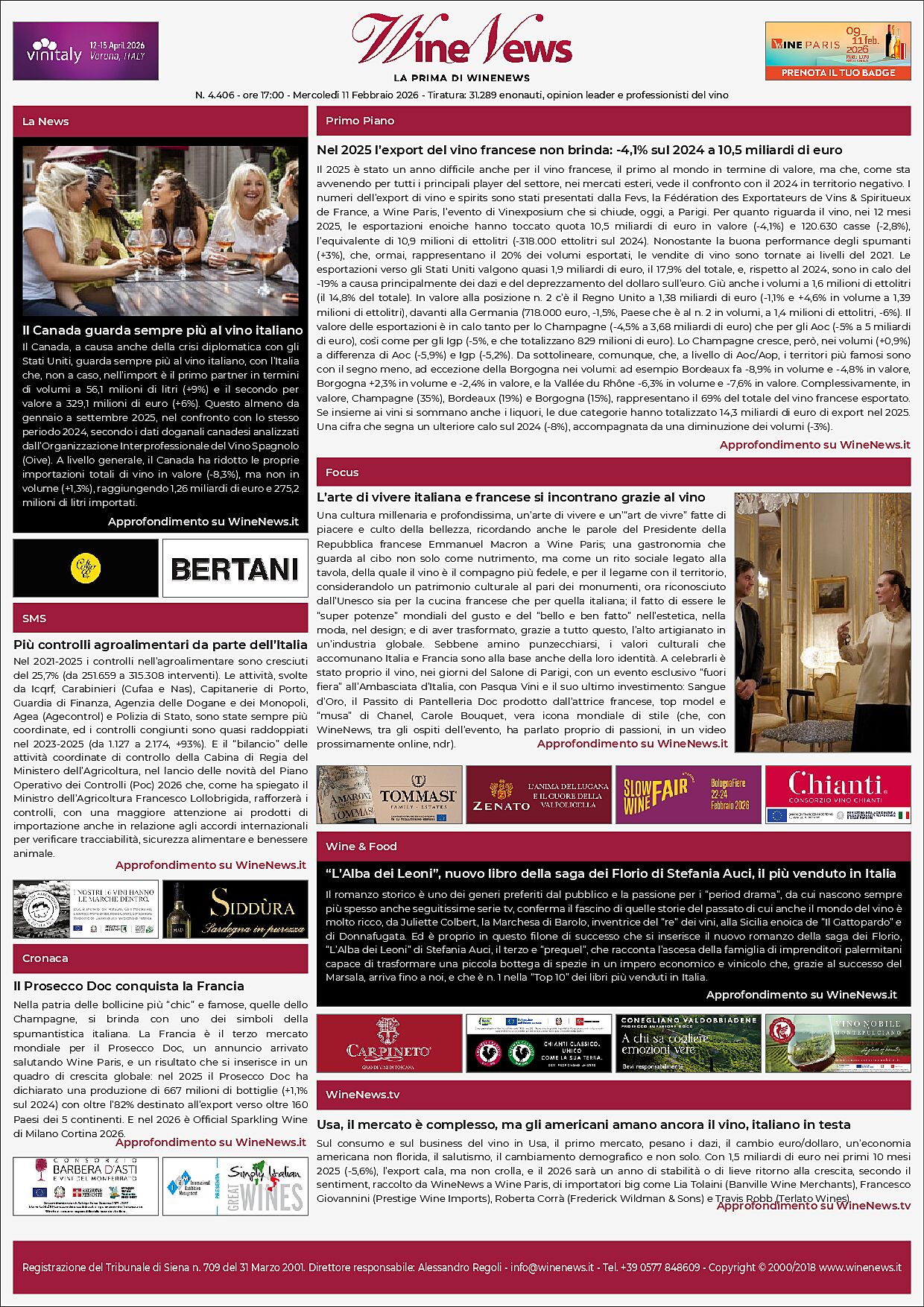 La Prima di WineNews