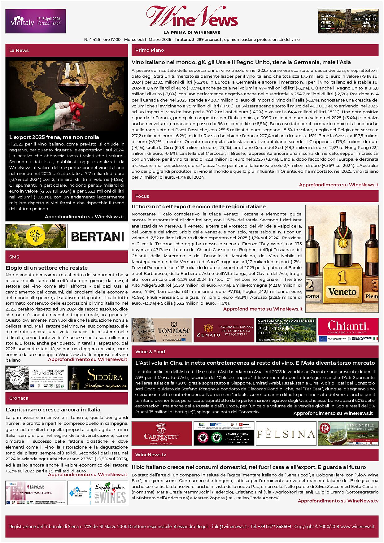 La Prima di WineNews