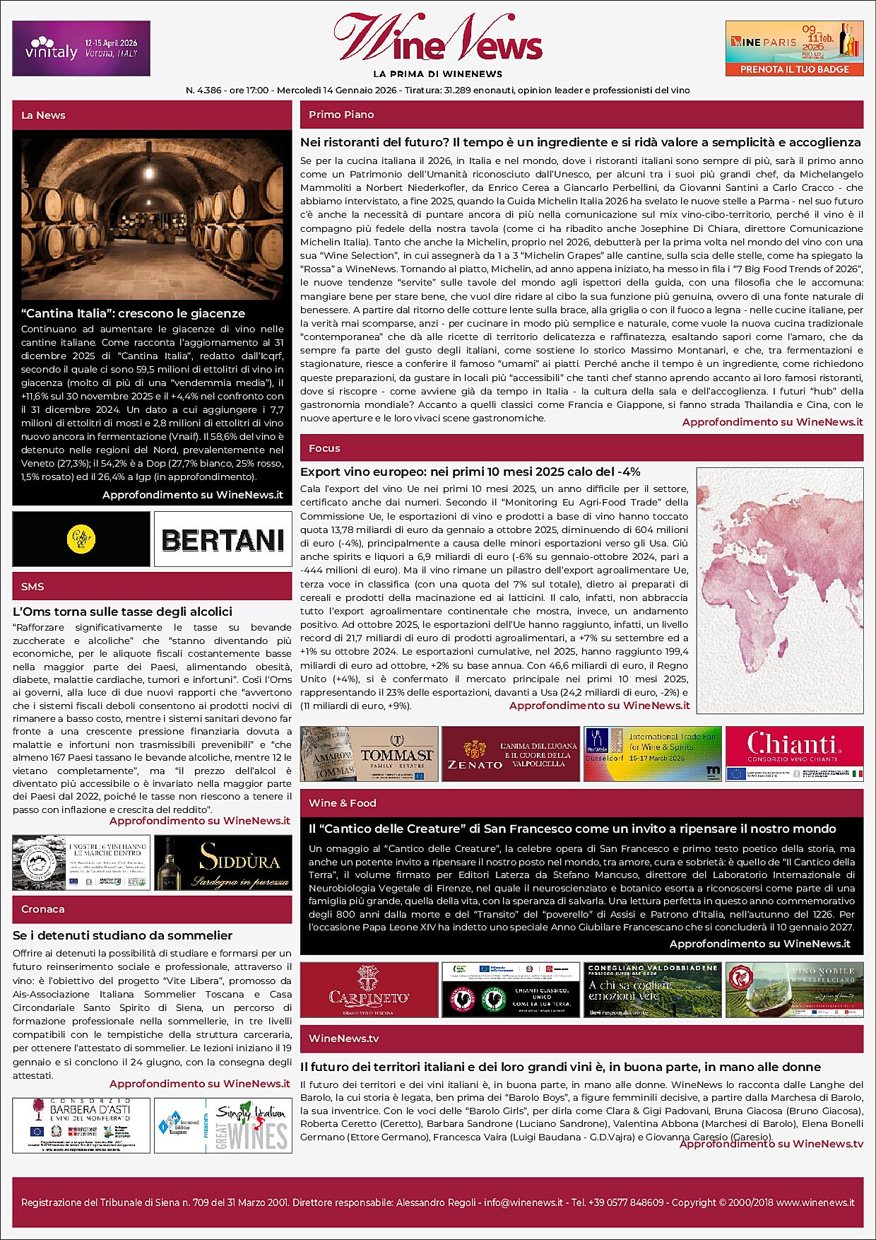 La Prima di WineNews