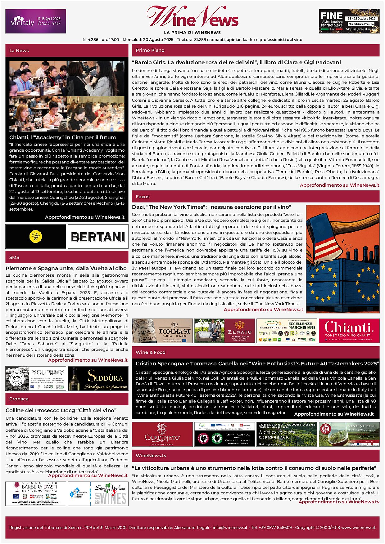 La Prima di WineNews