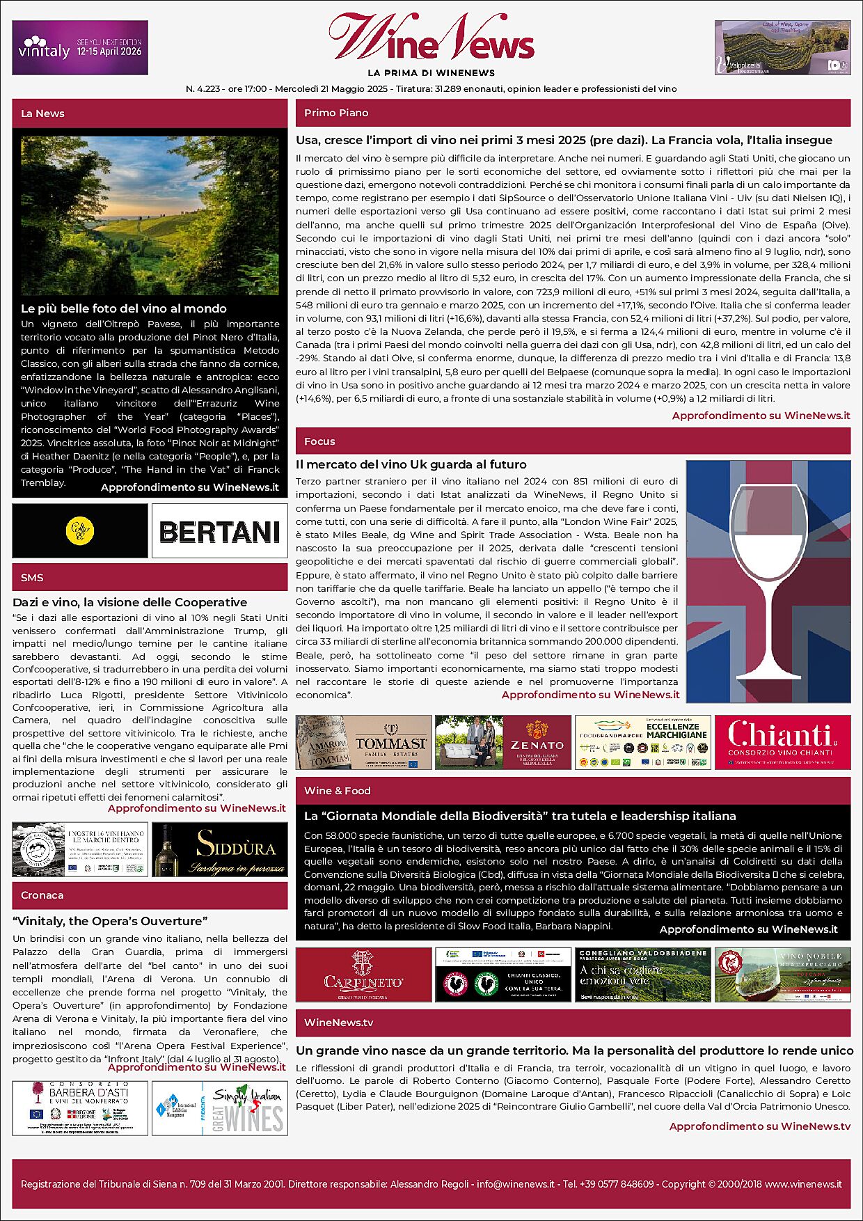 La Prima di WineNews