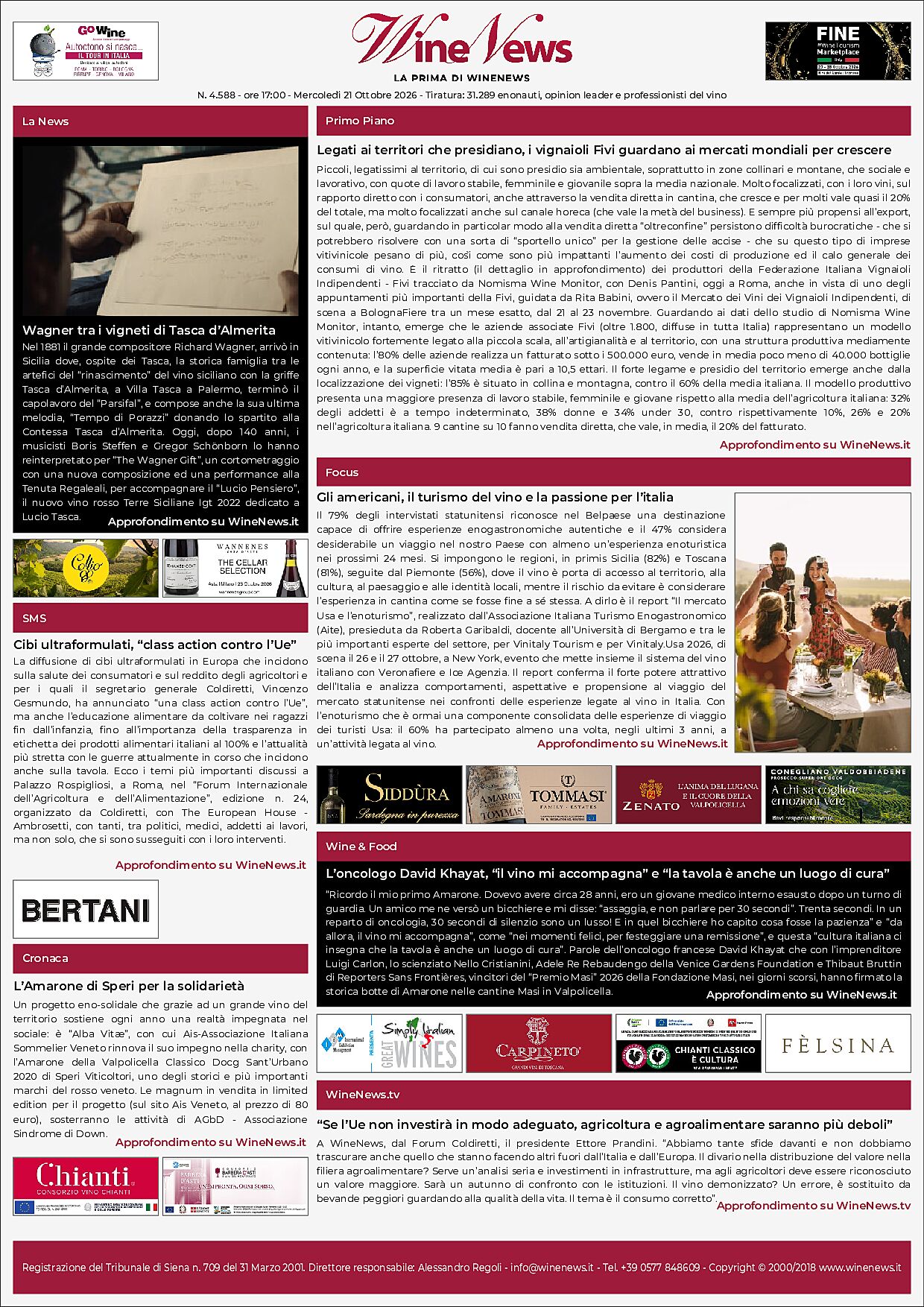 La Prima di WineNews