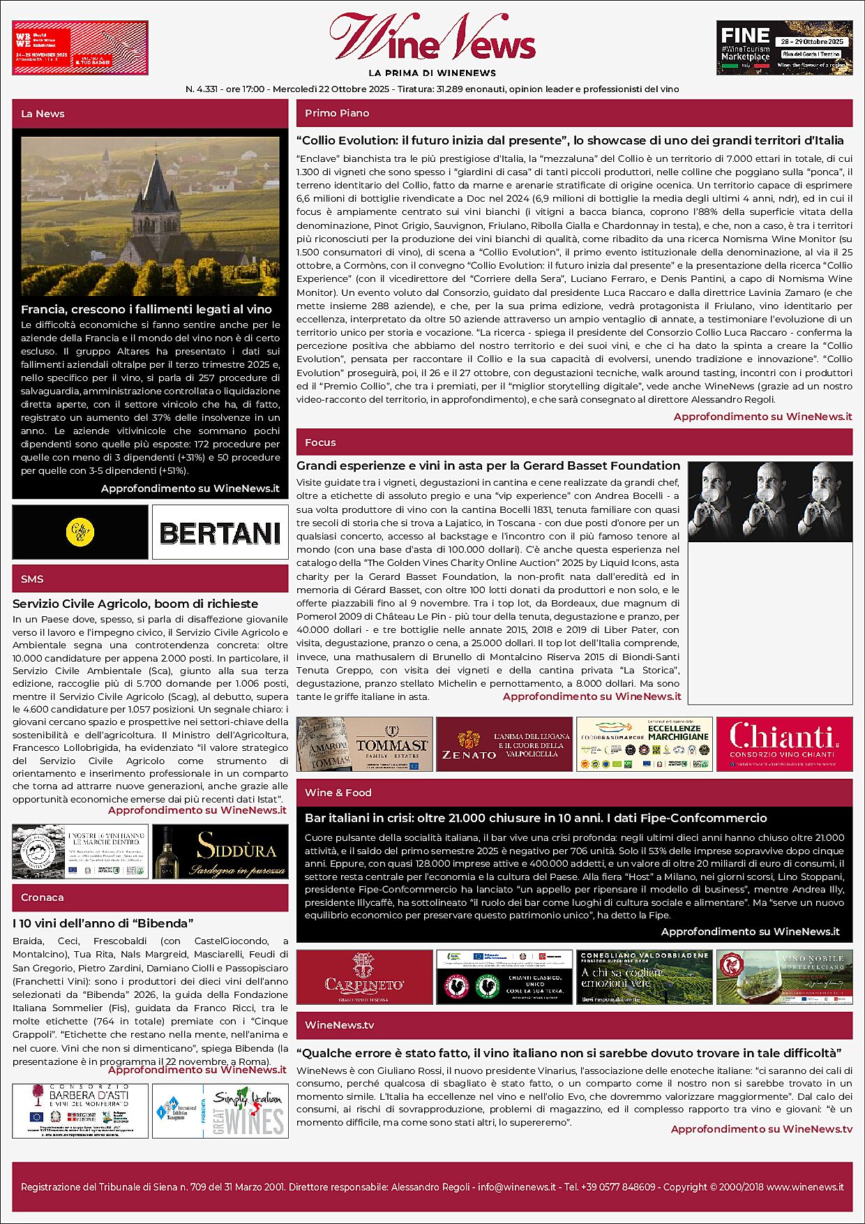 La Prima di WineNews