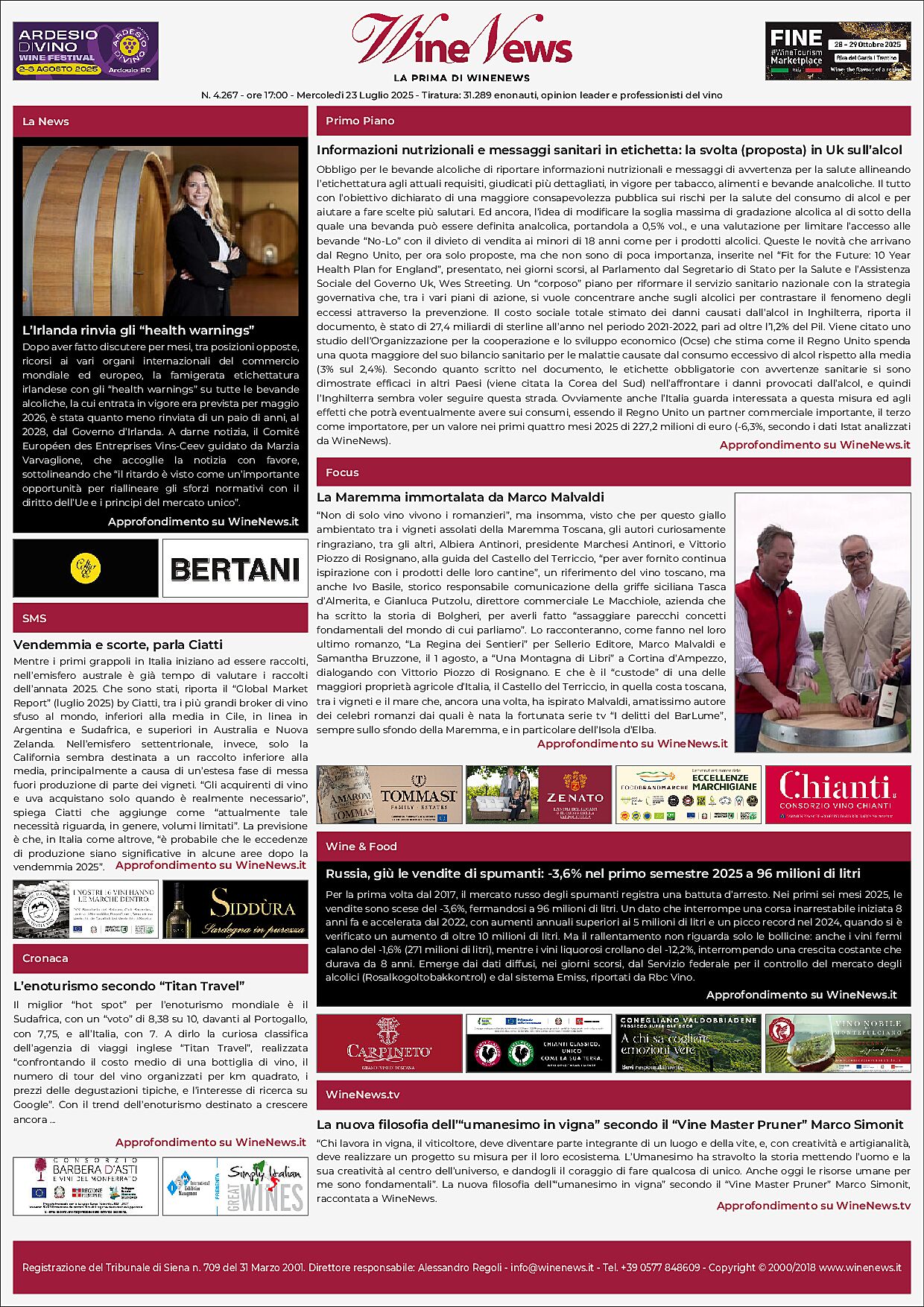 La Prima di WineNews