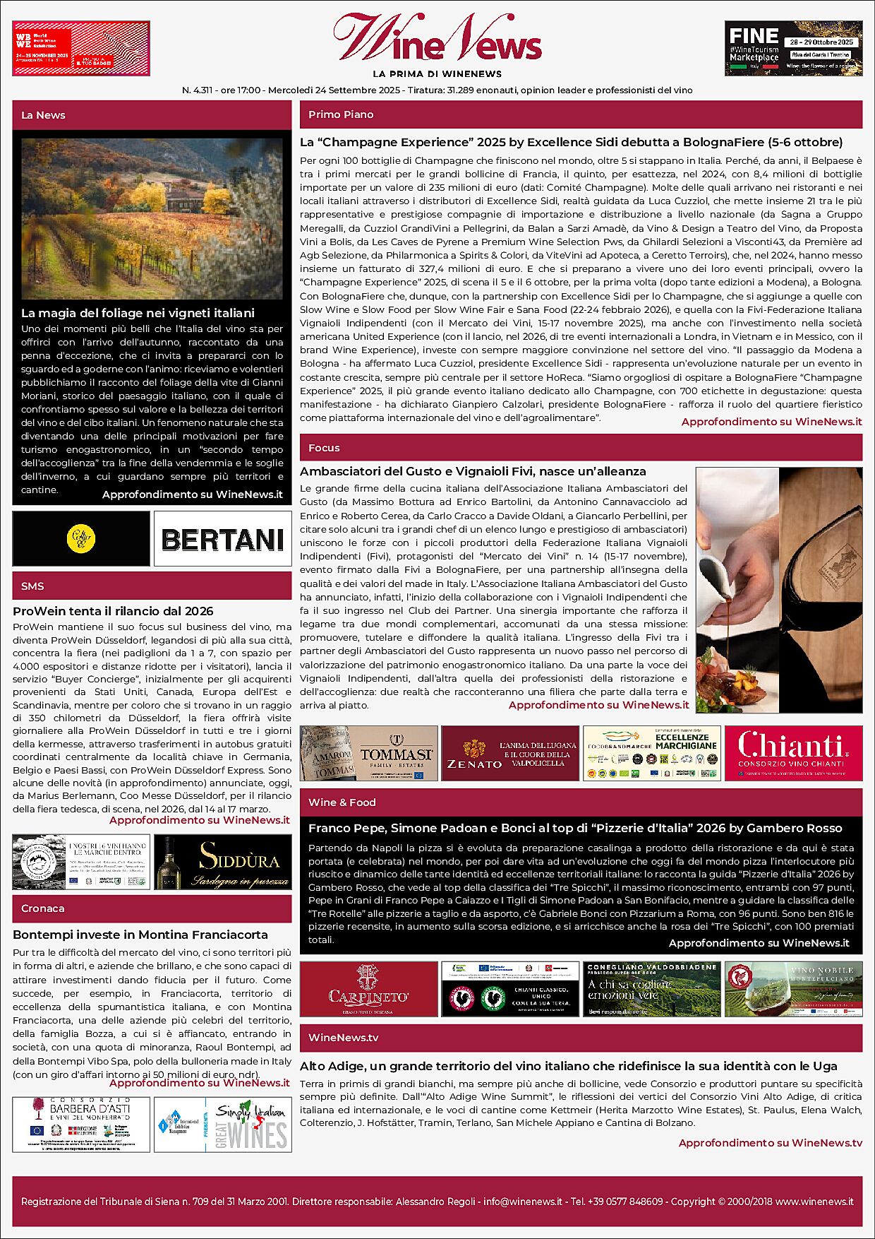 La Prima di WineNews