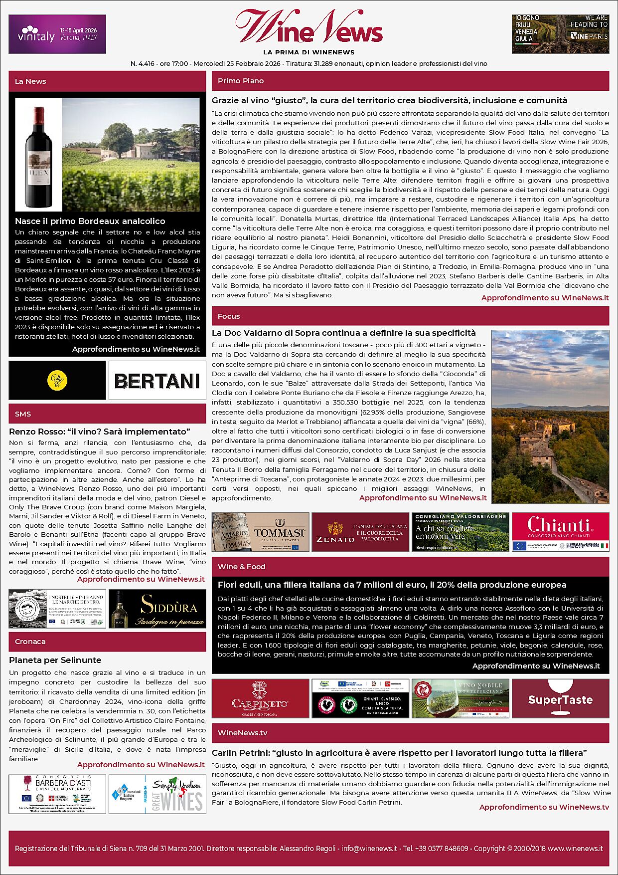 La Prima di WineNews